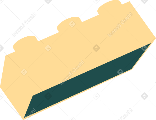 tijolo lego amarelo PNG, SVG