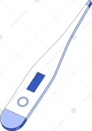 digital thermometer Illustration in PNG, SVG