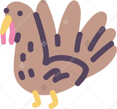 turkey Illustration in PNG, SVG