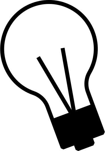 Symbol glühbirne PNG, SVG