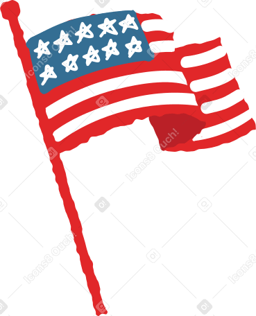 american flag PNG, SVG