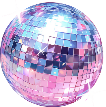 Boule disco PNG, SVG