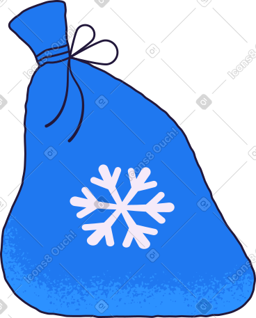 Santa's bag PNG, SVG