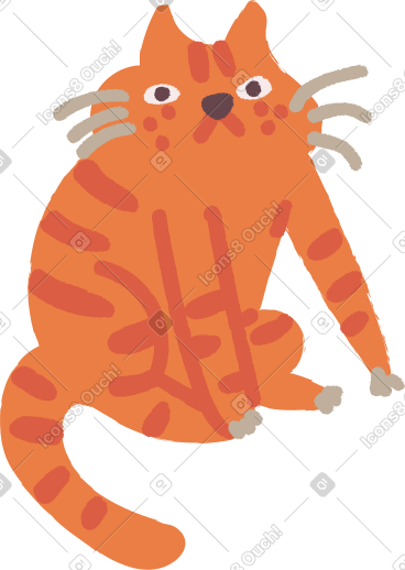 猫坐 PNG, SVG