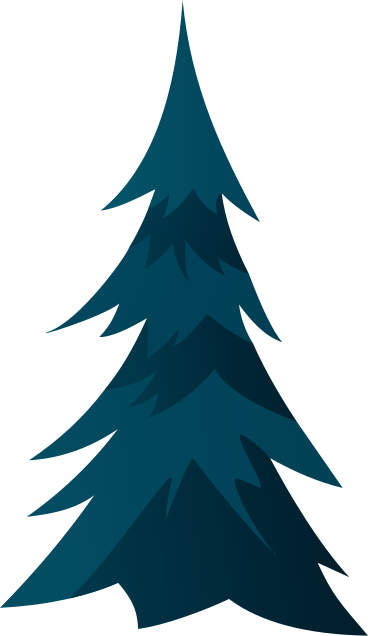 blue fluffy spruce PNG, SVG