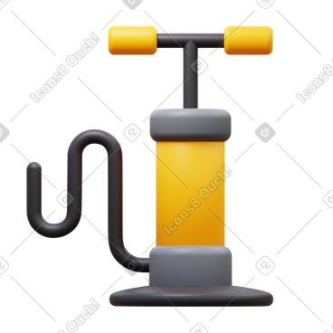 Bicycle floor pump PNG, SVG