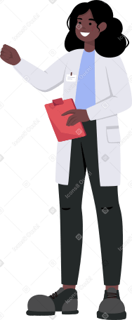 woman doctor Illustration in PNG, SVG