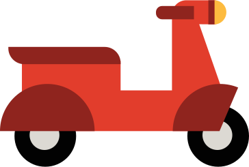 moped PNG, SVG