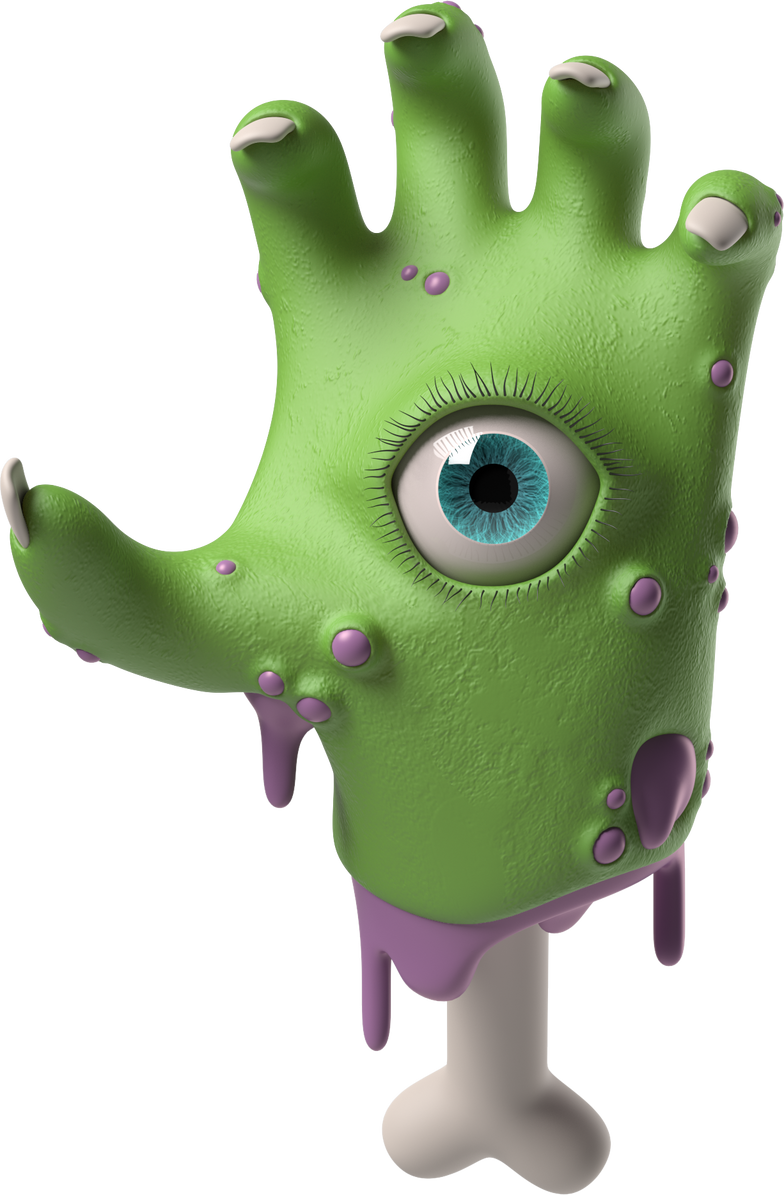 eye hand Clipart illustration in PNG, SVG