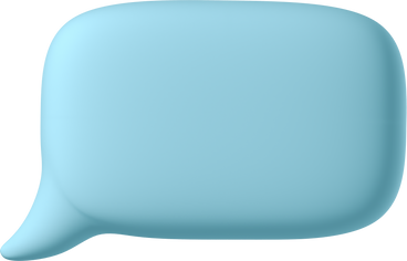 small blue speech bubble lower left PNG, SVG