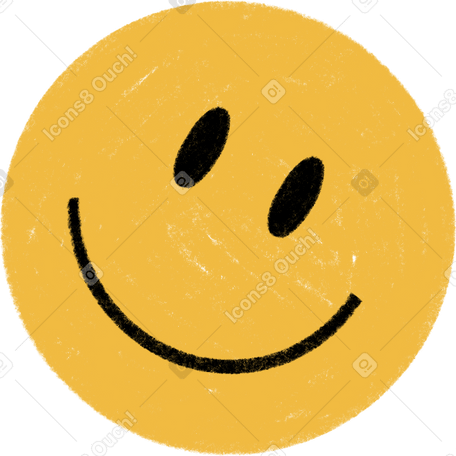 yellow smiley Illustration in PNG, SVG