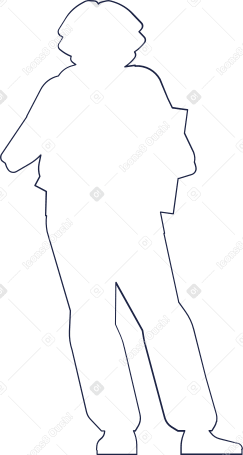 human silhouette Illustration in PNG, SVG