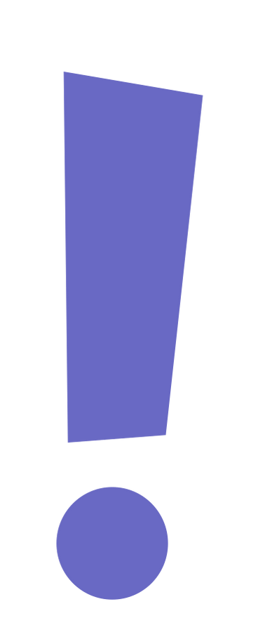 Exclamation point PNG, SVG