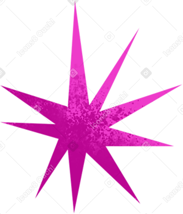 pink textured star PNG、SVG