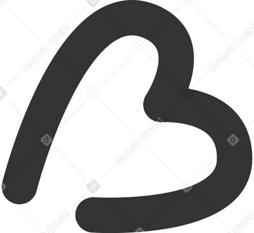 come back later heart- Illustration in PNG, SVG