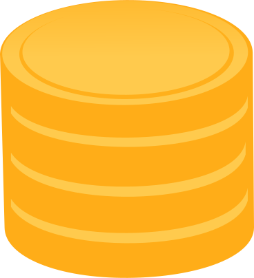 stack of gold coins PNG, SVG