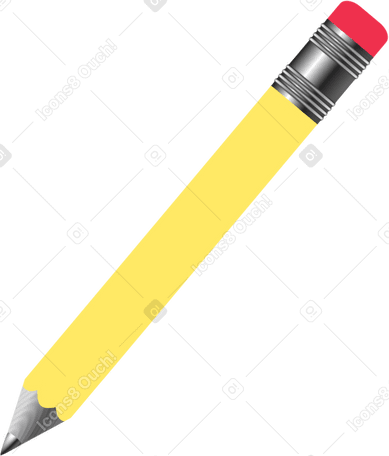 Lápis amarelo PNG, SVG