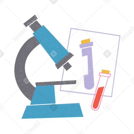 Laboratory tests Illustration in PNG, SVG