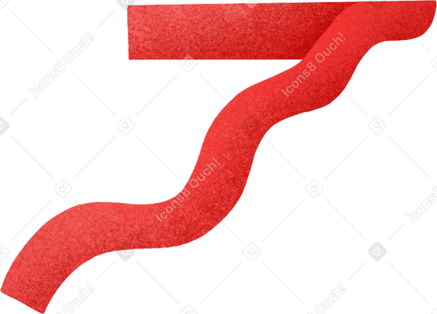 red scarf Illustration in PNG, SVG