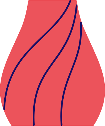 part of vase PNG, SVG