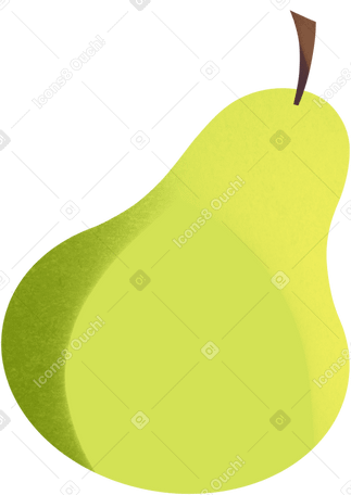 green pear Illustration in PNG, SVG