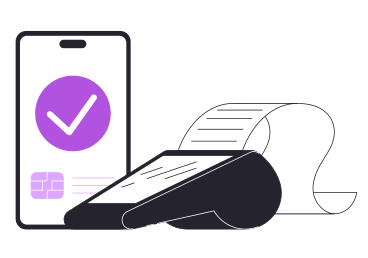 Contactless payment by mobile phone PNG, SVG