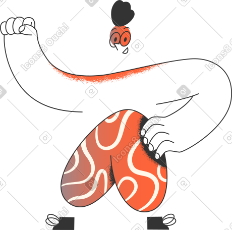 man with a raised fist PNG, SVG