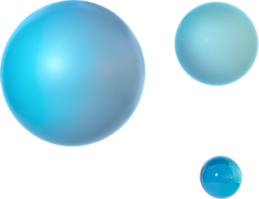 three monochrome plastic spheres в PNG, SVG