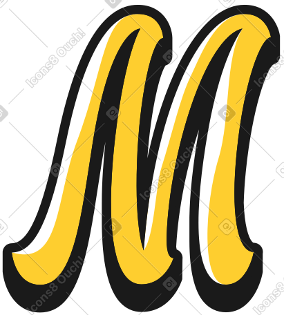 大写字母 m PNG, SVG