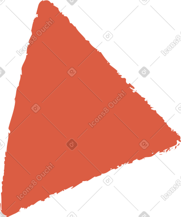 Orange triangle PNG, SVG