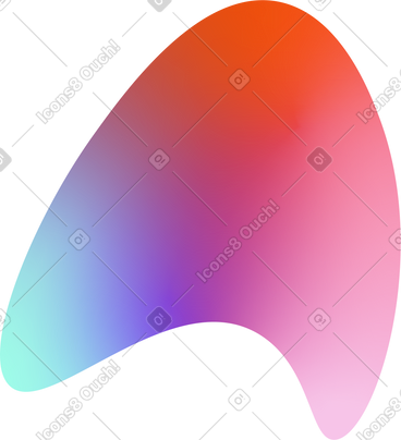 Colored soft spot PNG, SVG