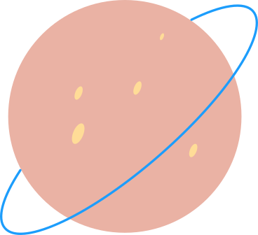 Planète brune avec un anneau PNG, SVG