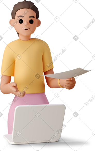 Young woman explaining lesson material PNG, SVG