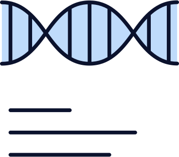 Dna icon and text PNG, SVG