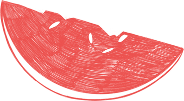 slice of red watermelon PNG, SVG