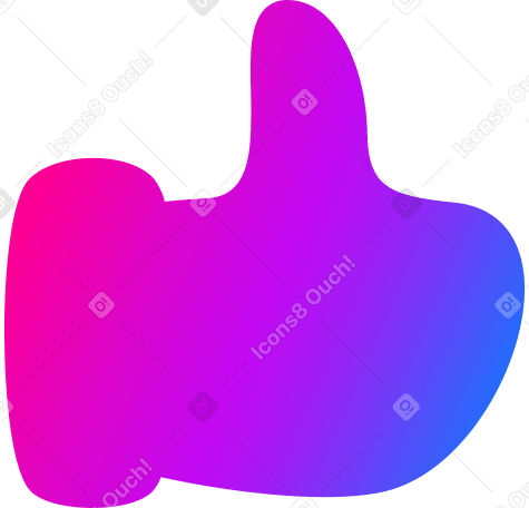 hand with thumb up PNG, SVG