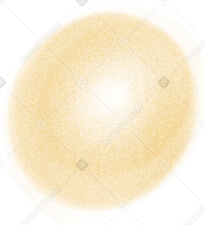 Grande cerchio strutturato trasparente giallo PNG, SVG
