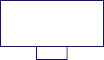 blank white monitor PNG, SVG