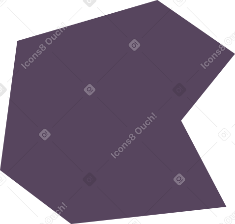 purple polygon Illustration in PNG, SVG