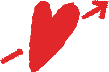 Coração com flecha PNG, SVG