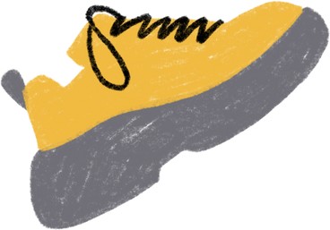 yellow sneaker PNG, SVG