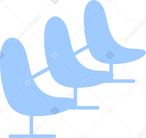 chairs Illustration in PNG, SVG
