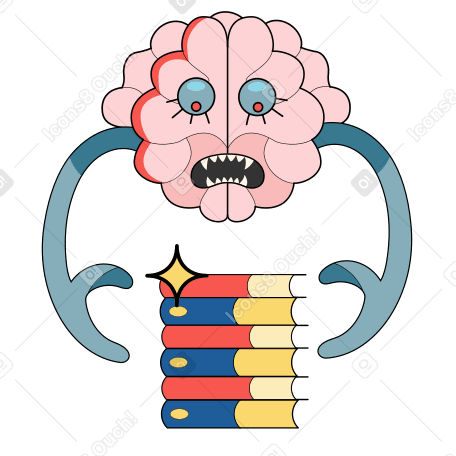 Passion for knowledge Illustration in PNG, SVG