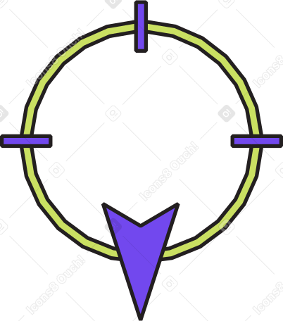 geolocation sign Illustration in PNG, SVG
