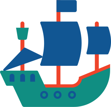 pirate ship PNG, SVG