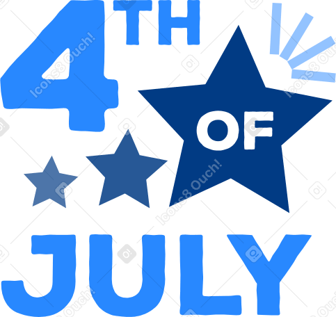 fourth of july PNG, SVG