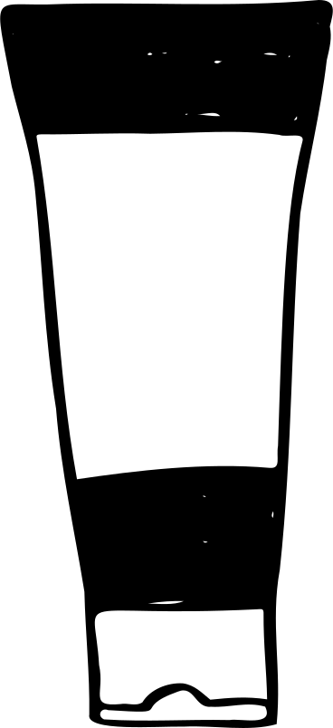 Кремовый тюбик в PNG, SVG