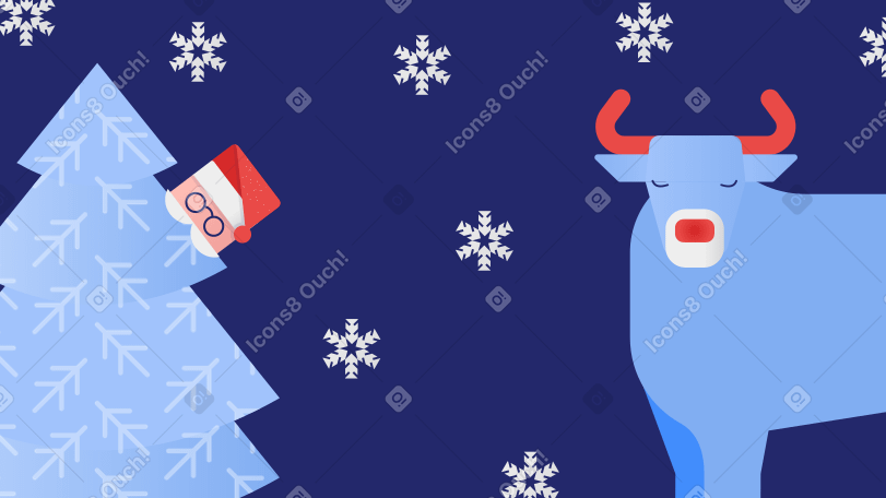 Winter background Illustration in PNG, SVG
