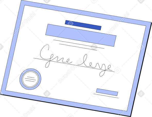 证书 PNG, SVG