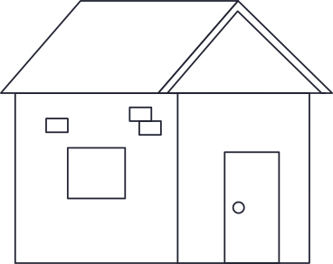Casa blanca PNG, SVG